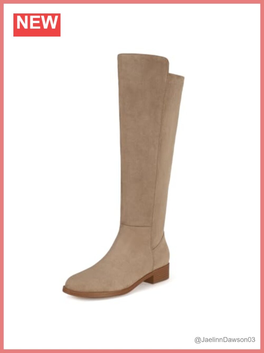 Flat Knee High Boots Women Stretchy Rounded Toe Side Zipper Fall Fashion